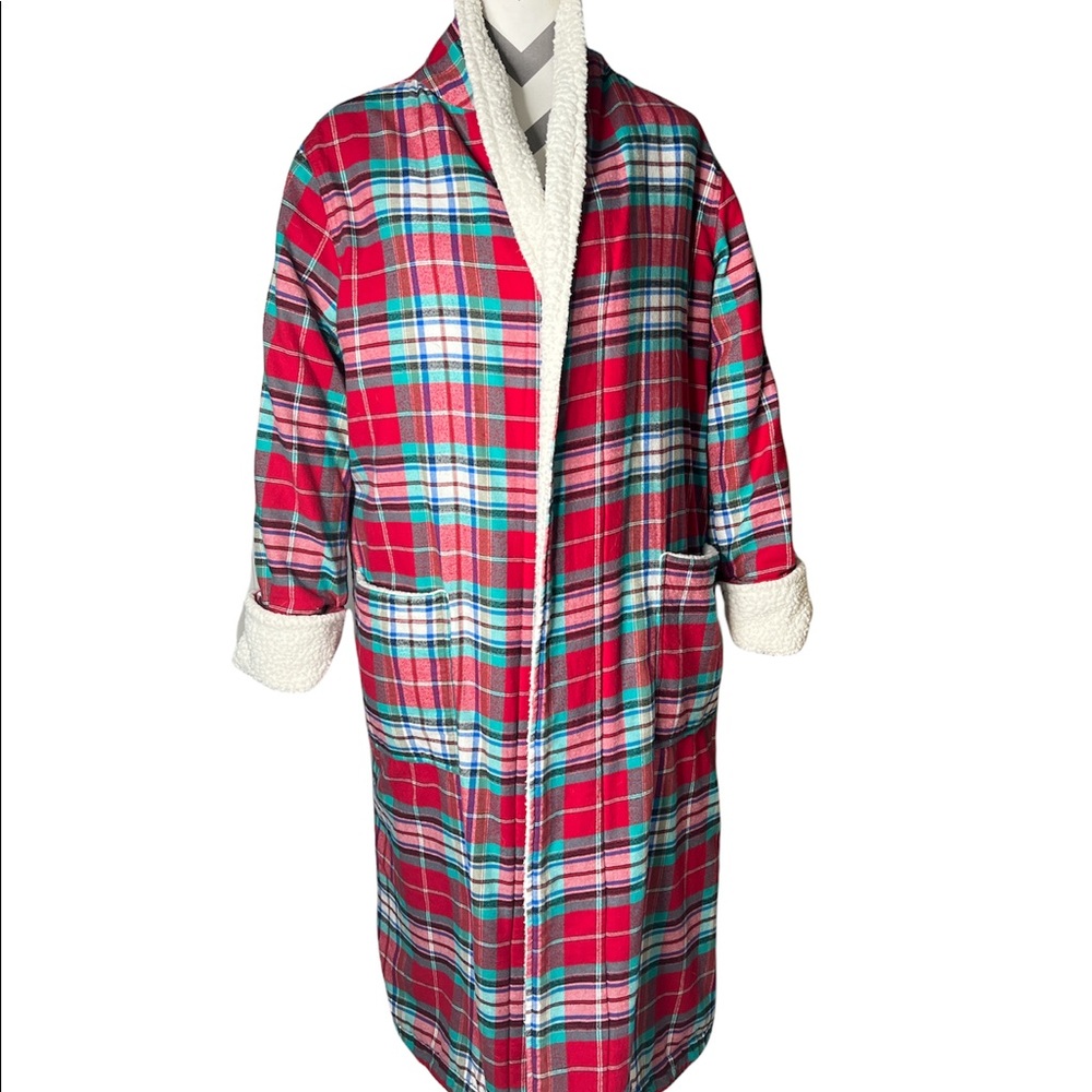 Lands End Sherpa Lined Robe